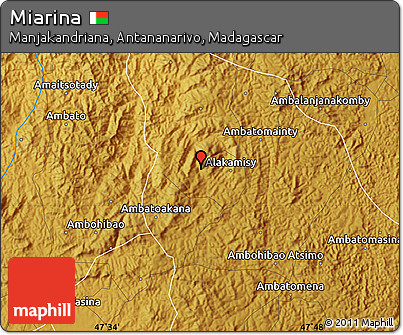 Physical Map of Miarina