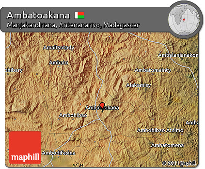 Satellite Map of Ambatoakana