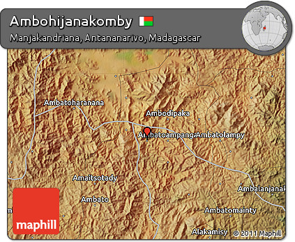 Satellite Map of Ambohijanakomby