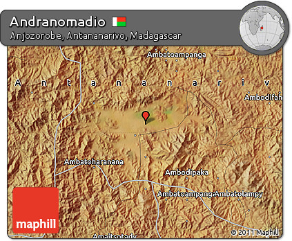 Satellite Map of Andranomadio