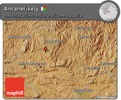 Satellite Map of Antanetikely