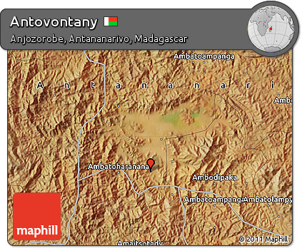 Satellite Map of Antovontany