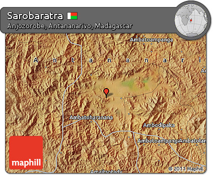 Satellite Map of Sarobaratra