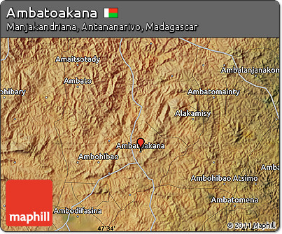 Satellite Map of Ambatoakana