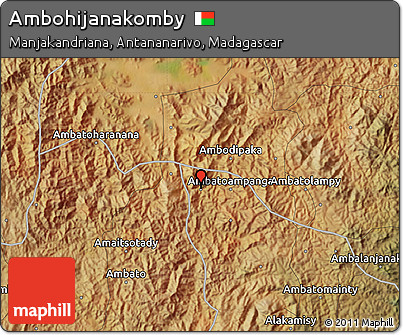 Satellite Map of Ambohijanakomby