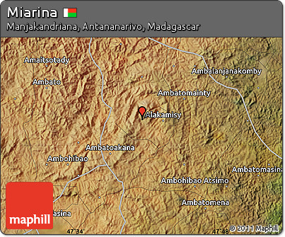 Satellite Map of Miarina