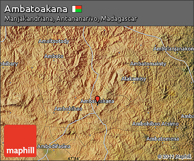 Satellite Map of Ambatoakana