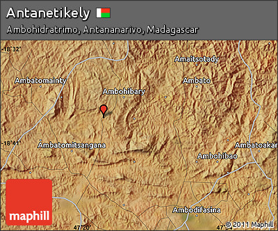 Satellite Map of Antanetikely