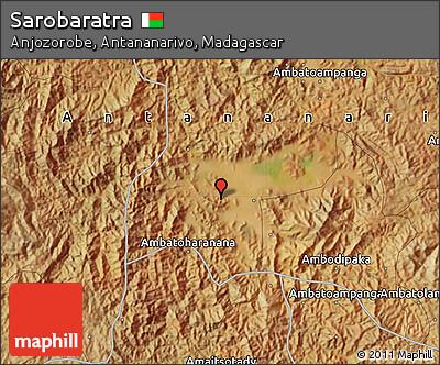 Satellite Map of Sarobaratra