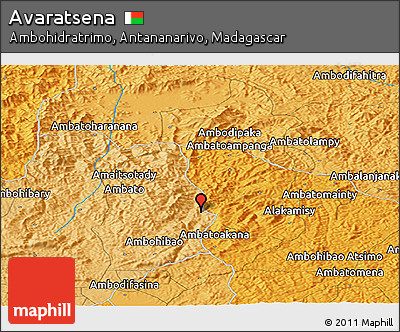 Political Panoramic Map of Avaratsena