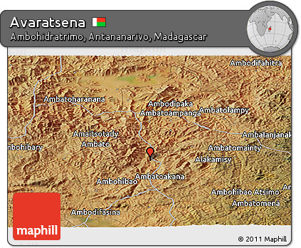 Satellite Panoramic Map of Avaratsena