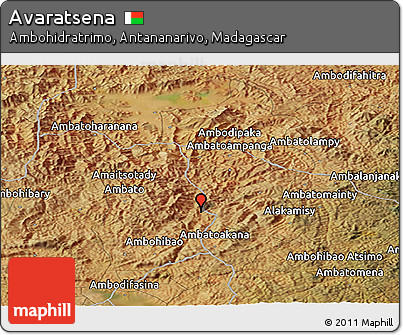 Satellite Panoramic Map of Avaratsena