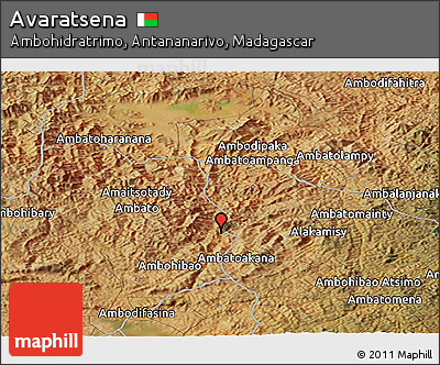 Satellite Panoramic Map of Avaratsena