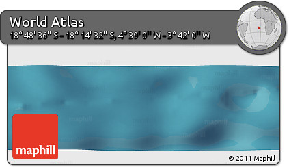 Satellite Panoramic Map of the Area around 18° 31' 34" S, 4° 10' 30" W