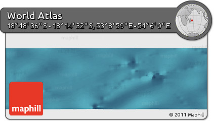 Satellite Panoramic Map of the Area around 18° 31' 34" S, 53° 37' 30" E