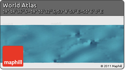 Satellite Panoramic Map of the Area around 18° 31' 34" S, 53° 37' 30" E