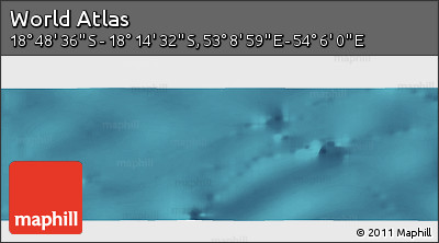 Satellite Panoramic Map of the Area around 18° 31' 34" S, 53° 37' 30" E