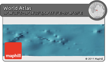 Satellite Panoramic Map of the Area around 18° 31' 34" S, 55° 19' 30" E