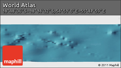 Satellite Panoramic Map of the Area around 18° 31' 34" S, 55° 19' 30" E