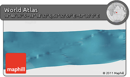 Satellite Panoramic Map of the Area around 18° 31' 34" S, 57° 1' 29" E