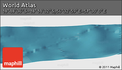 Satellite Panoramic Map of the Area around 18° 31' 34" S, 57° 1' 29" E