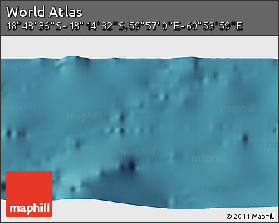 Satellite 3D Map of the Area around 18° 31' 34" S, 60° 25' 29" E