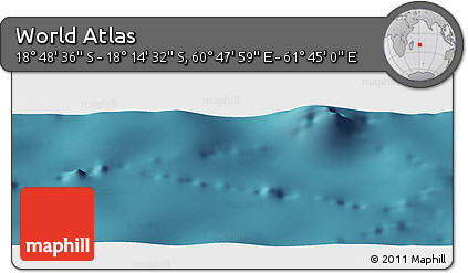 Satellite Panoramic Map of the Area around 18° 31' 34" S, 61° 16' 29" E