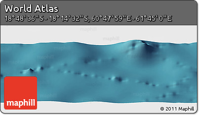Satellite Panoramic Map of the Area around 18° 31' 34" S, 61° 16' 29" E