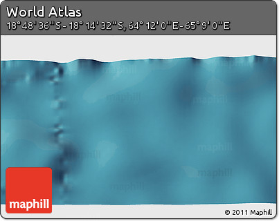 Satellite 3D Map of the Area around 18° 31' 34" S, 64° 40' 30" E