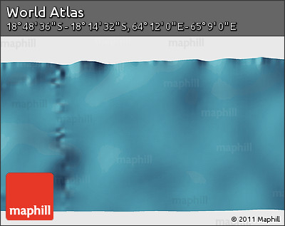 Satellite 3D Map of the Area around 18° 31' 34" S, 64° 40' 30" E