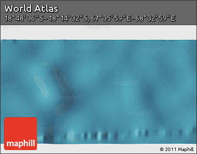 Satellite 3D Map of the Area around 18° 31' 34" S, 68° 4' 29" E