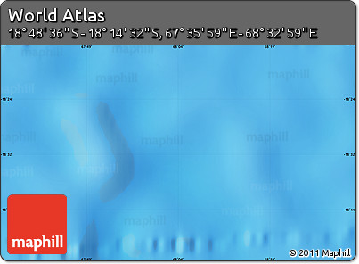 Physical Map of the Area around 18° 31' 34" S, 68° 4' 29" E