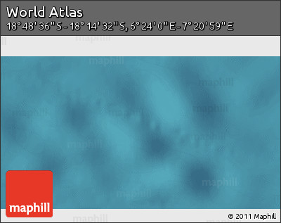 Satellite 3D Map of the Area around 18° 31' 34" S, 6° 52' 30" E