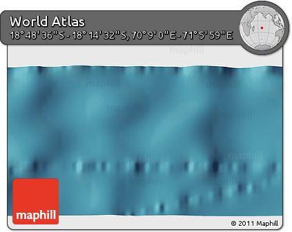 Satellite 3D Map of the Area around 18° 31' 34" S, 70° 37' 30" E