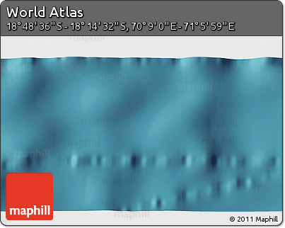 Satellite 3D Map of the Area around 18° 31' 34" S, 70° 37' 30" E