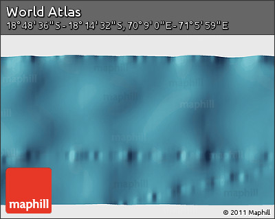 Satellite 3D Map of the Area around 18° 31' 34" S, 70° 37' 30" E