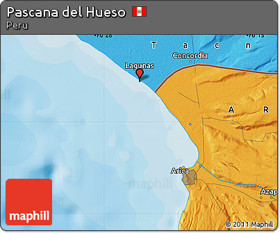 Political Map of Pascana Del Hueso