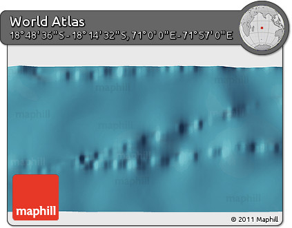 Satellite 3D Map of the Area around 18° 31' 34" S, 71° 28' 29" E