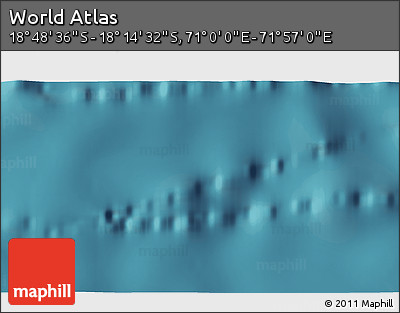 Satellite 3D Map of the Area around 18° 31' 34" S, 71° 28' 29" E