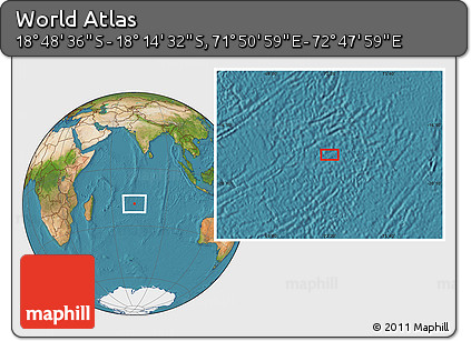 Satellite Location Map of the Area around 18° 31' 34" S, 72° 19' 29" E