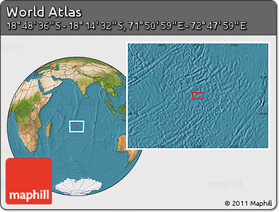 Satellite Location Map of the Area around 18° 31' 34" S, 72° 19' 29" E