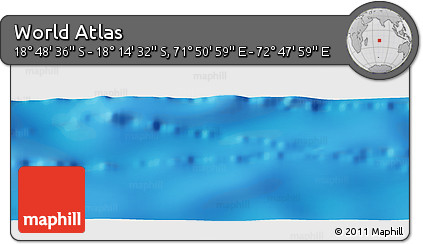 Physical Panoramic Map of the Area around 18° 31' 34" S, 72° 19' 29" E