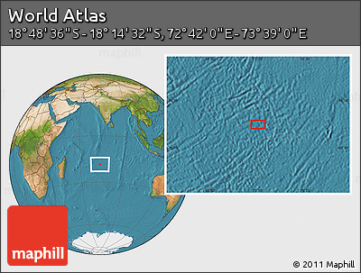 Satellite Location Map of the Area around 18° 31' 34" S, 73° 10' 30" E