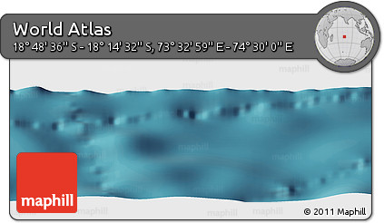 Satellite Panoramic Map of the Area around 18° 31' 34" S, 74° 1' 30" E