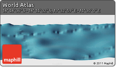 Satellite Panoramic Map of the Area around 18° 31' 34" S, 74° 1' 30" E