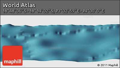 Satellite Panoramic Map of the Area around 18° 31' 34" S, 74° 1' 30" E