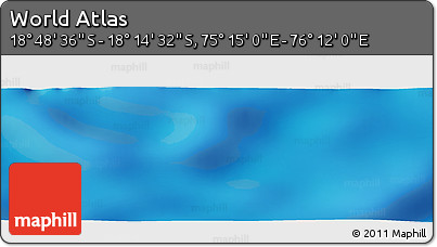 Physical Panoramic Map of the Area around 18° 31' 34" S, 75° 43' 29" E