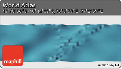 Satellite Panoramic Map of the Area around 18° 31' 34" S, 76° 34' 29" E