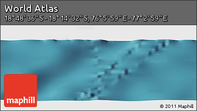 Satellite Panoramic Map of the Area around 18° 31' 34" S, 76° 34' 29" E