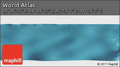 Satellite Panoramic Map of the Area around 18° 31' 34" S, 77° 25' 30" E